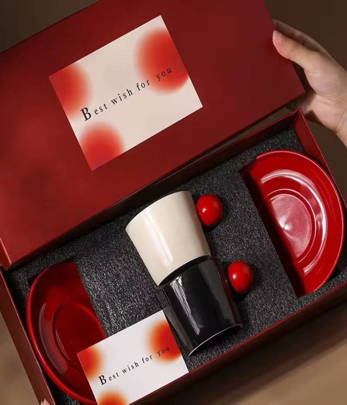 Craving Cups (Set of 2 cups & plates)