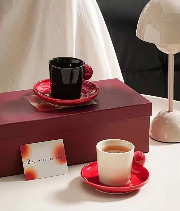 Craving Cups (Set of 2 cups & plates)