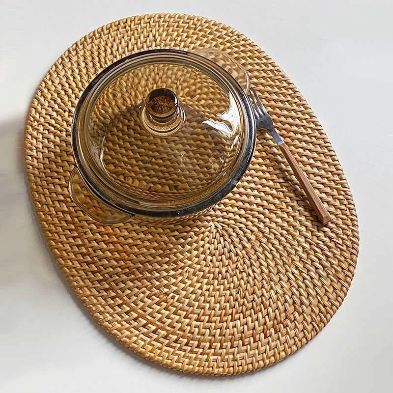Rattan Retreat (Set of 2 place mats)