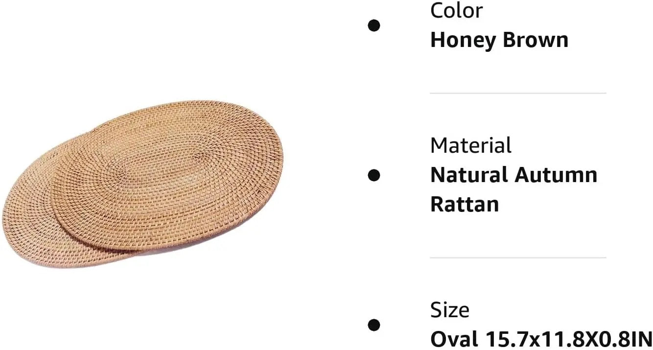 Rattan Retreat (Set of 2 place mats)