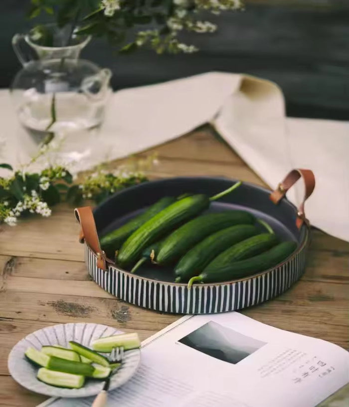 Tannery Twist (Premium serving/decor tray)