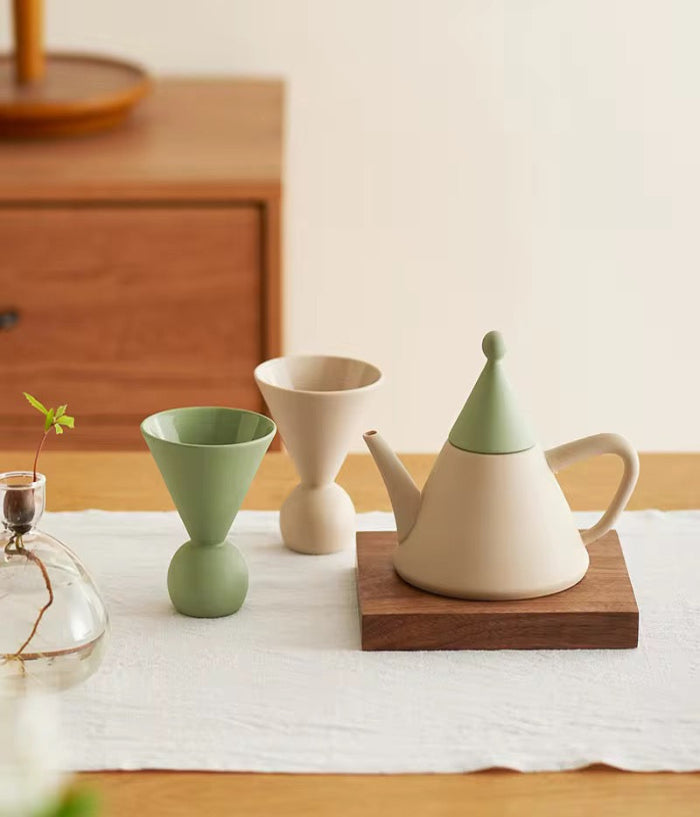 Jade Brews (Set of 2 cups & 1 Kettle)
