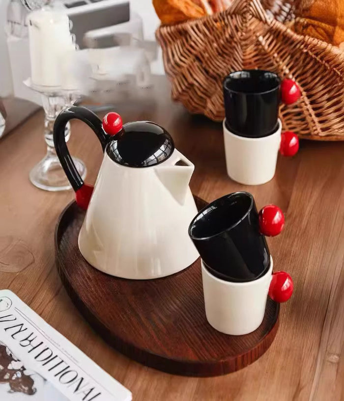 Mug-nificient Designs (Set of 4 cups & 1 Kettle)