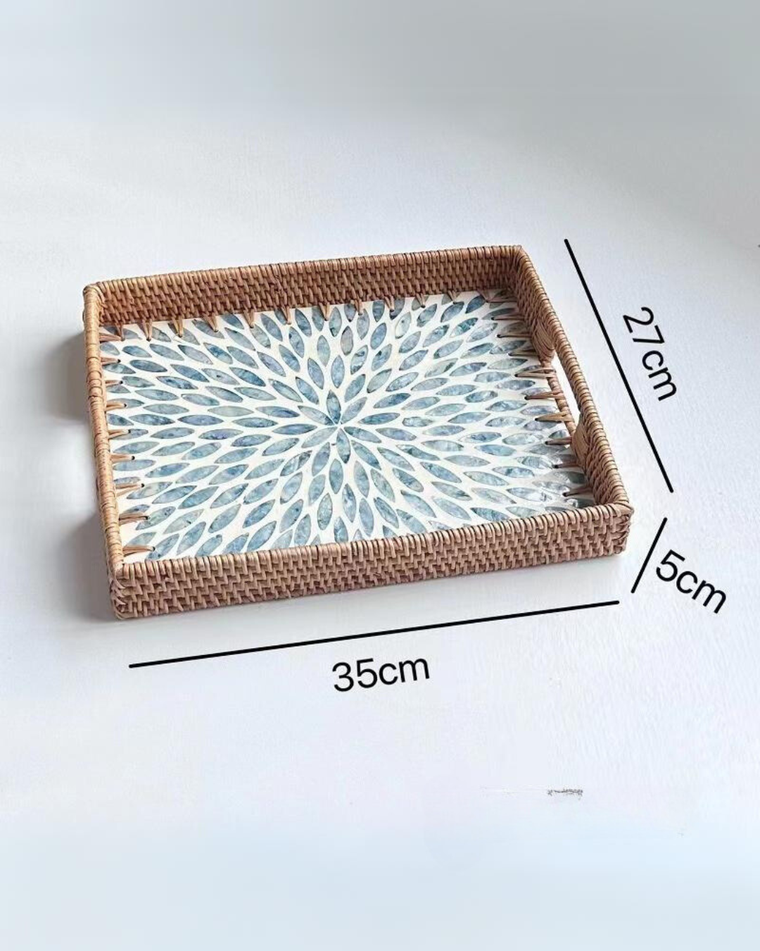 Rattan Harmony (Set of 3 serving trays)