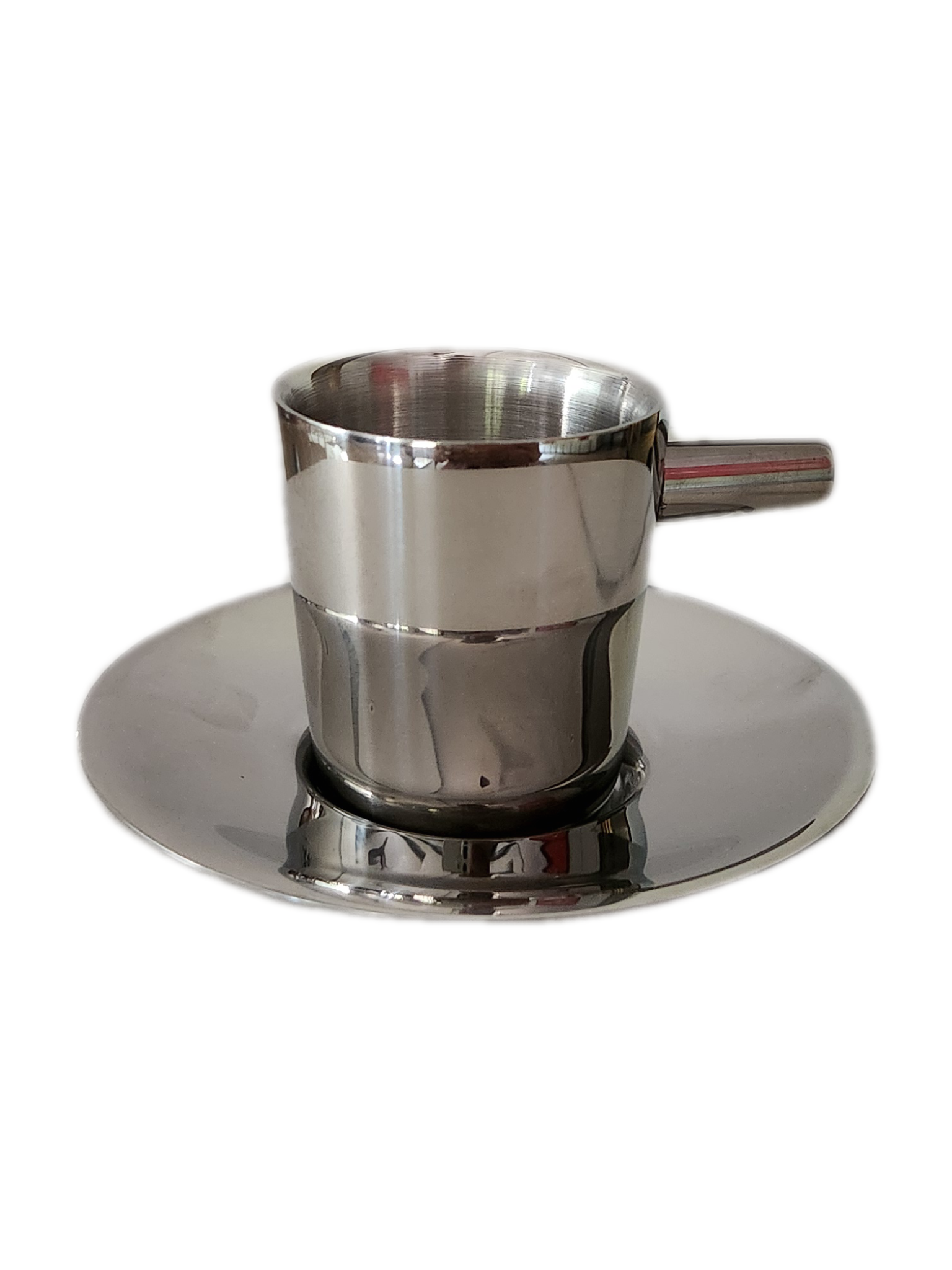 Drinkalo (Set of 2) Espresso mugs with plate