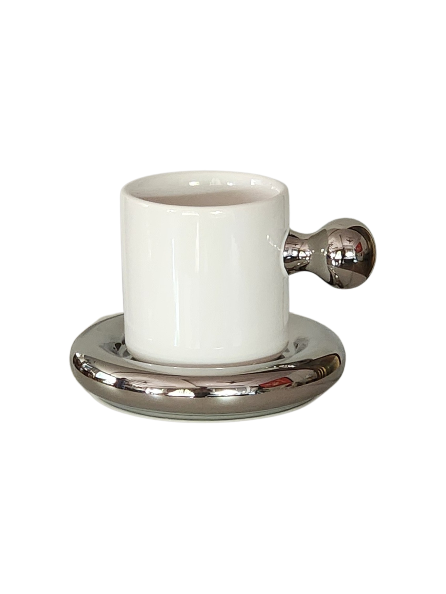 Sip Splash (Set of 2) Coffee mugs with plate