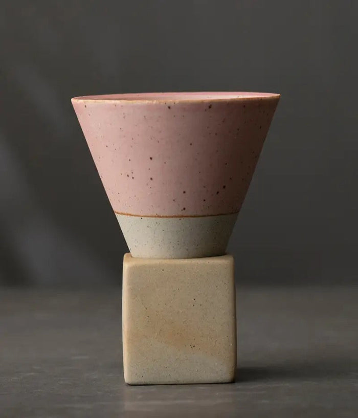 Clay Cuddles (set of 3 coffee/tea cups with stand)