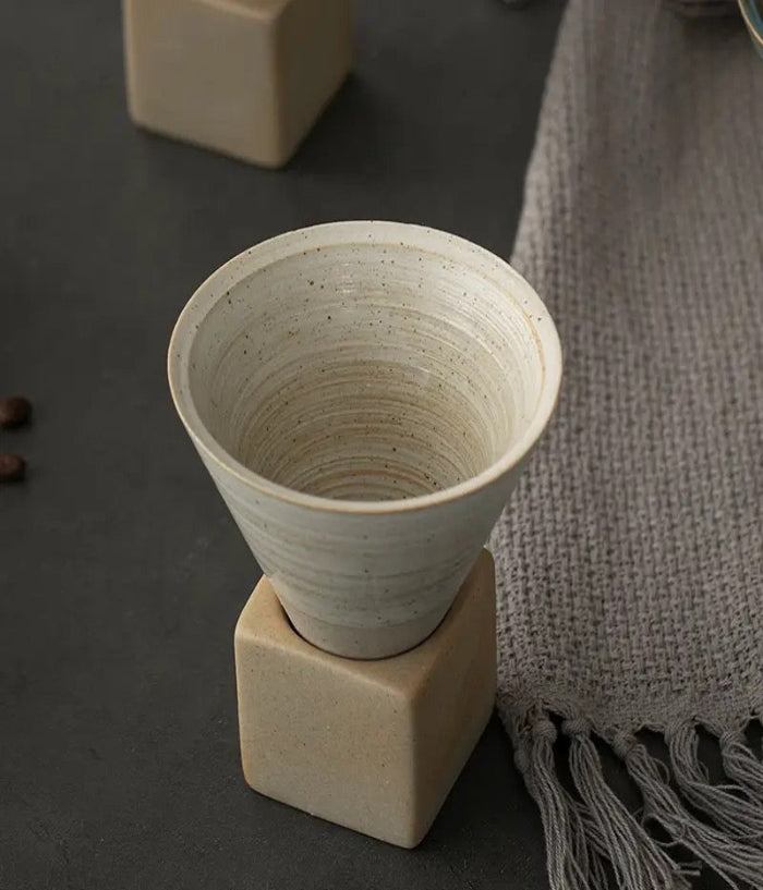 Clay Cuddles (set of 3 coffee/tea cups with stand)