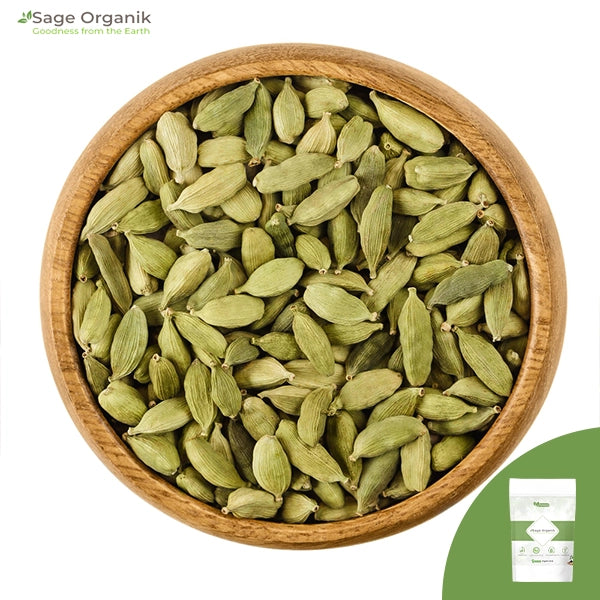 Organic Green Cardamom Whole (Elaichi)