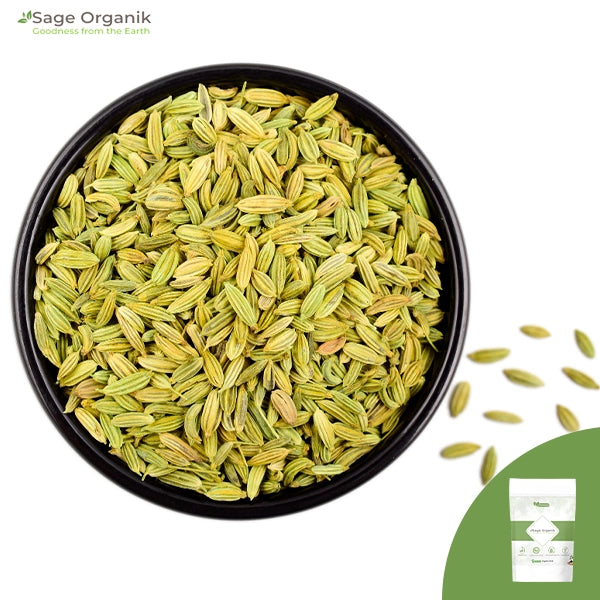 Organic Fennel Seeds (Saunf)