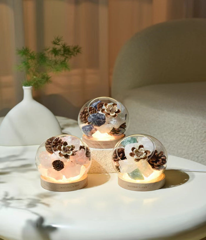 Muun Glass Diya Pair Gift Set