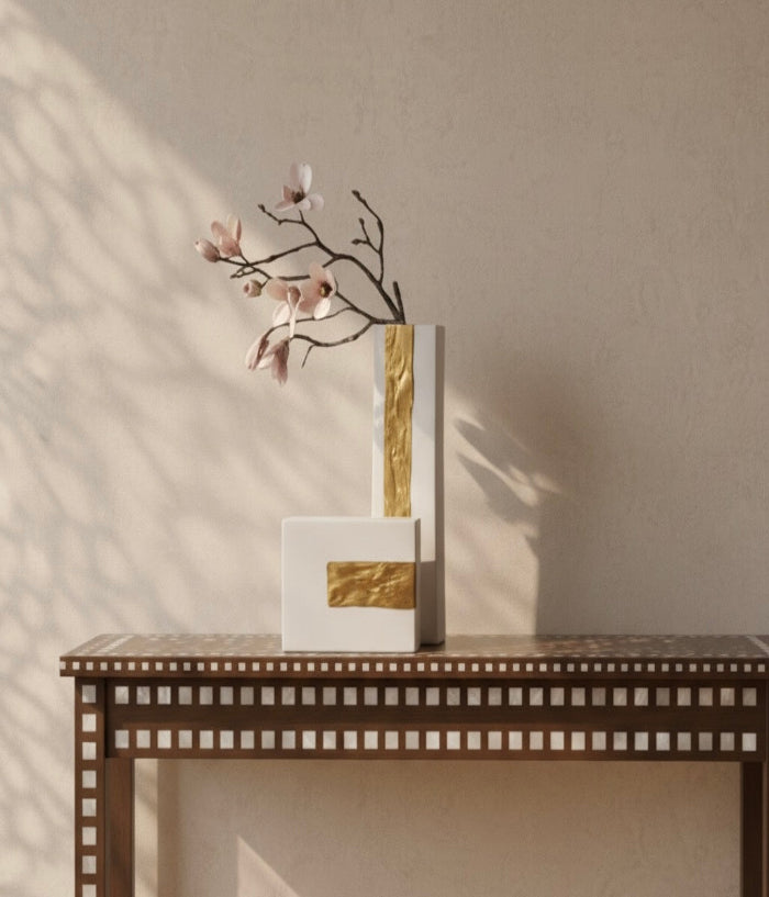 Dhahab (Set of 2 Ceramic Vases)