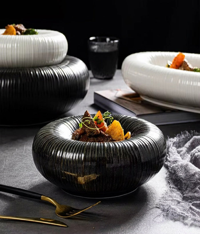 Ceramic Concept (Set of 2, One Black & One White)