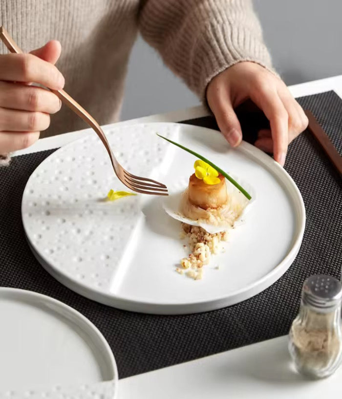 Pottery Oasis (serving plate/cheese platter)