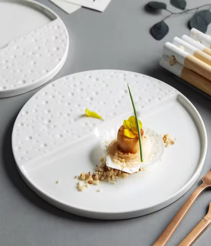 Pottery Oasis (serving plate/cheese platter)