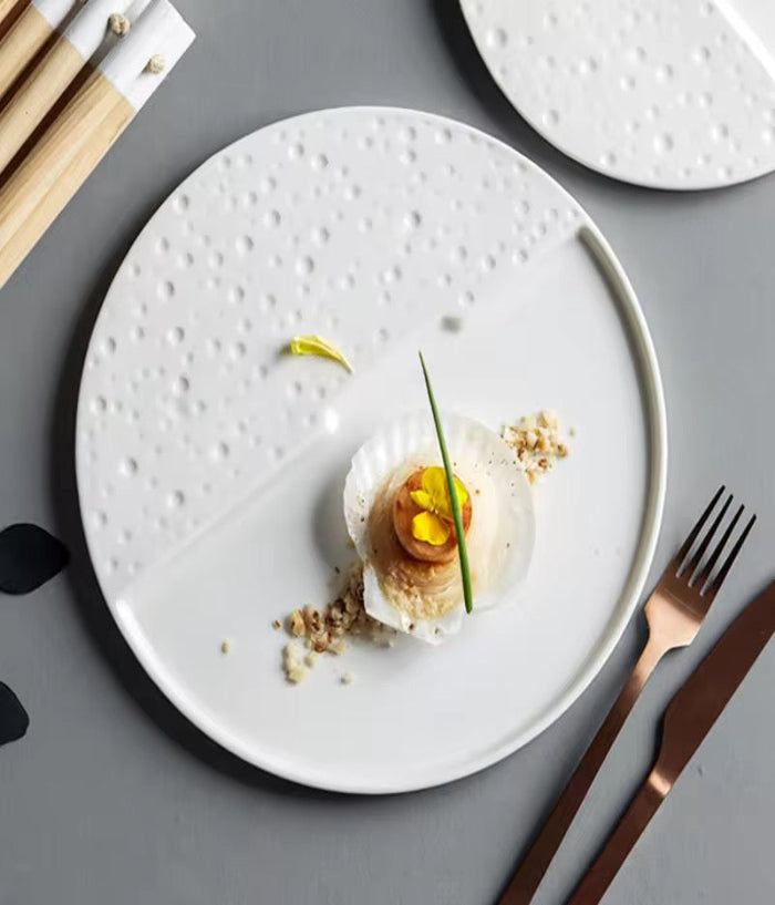 Pottery Oasis (serving plate/cheese platter)