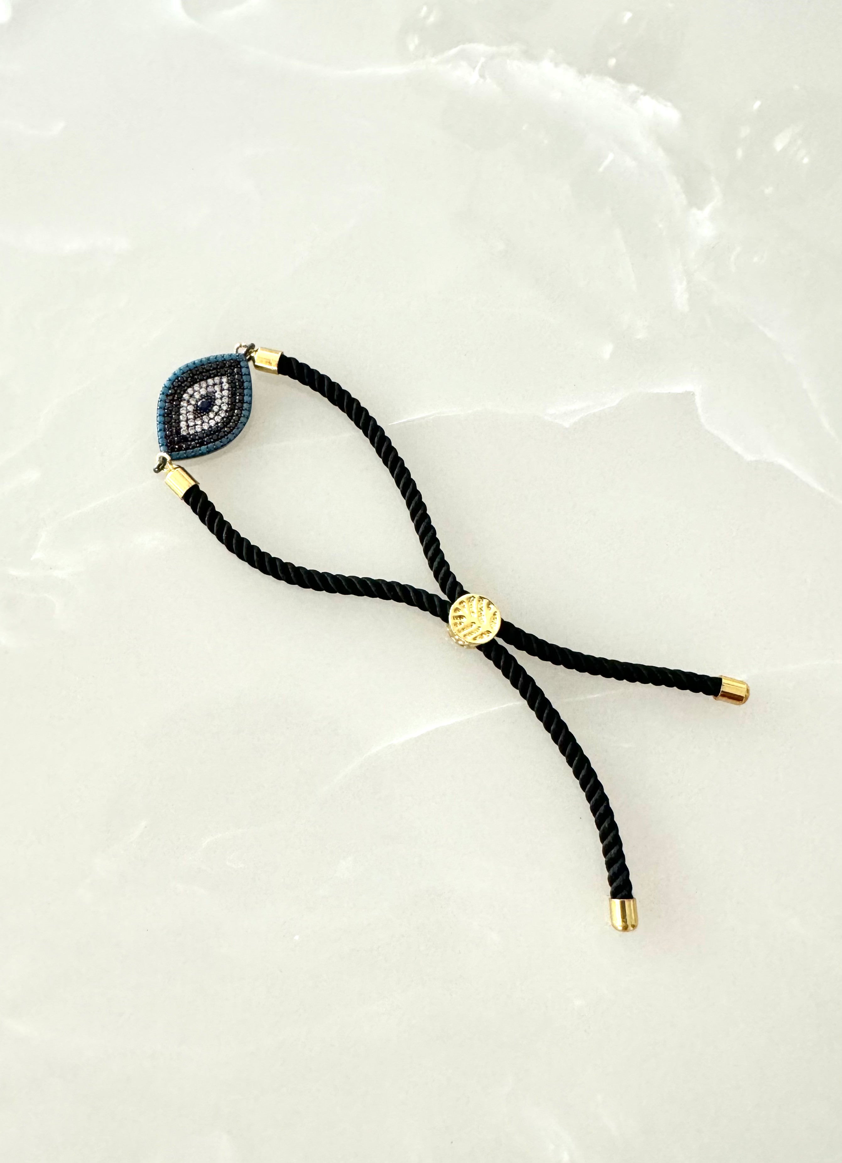 Black Evil Eye Bracelet